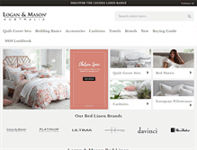 Tablet Screenshot of loganandmason.com.au