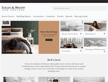 Tablet Screenshot of loganandmason.co.nz